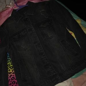 Black Jean Jacket